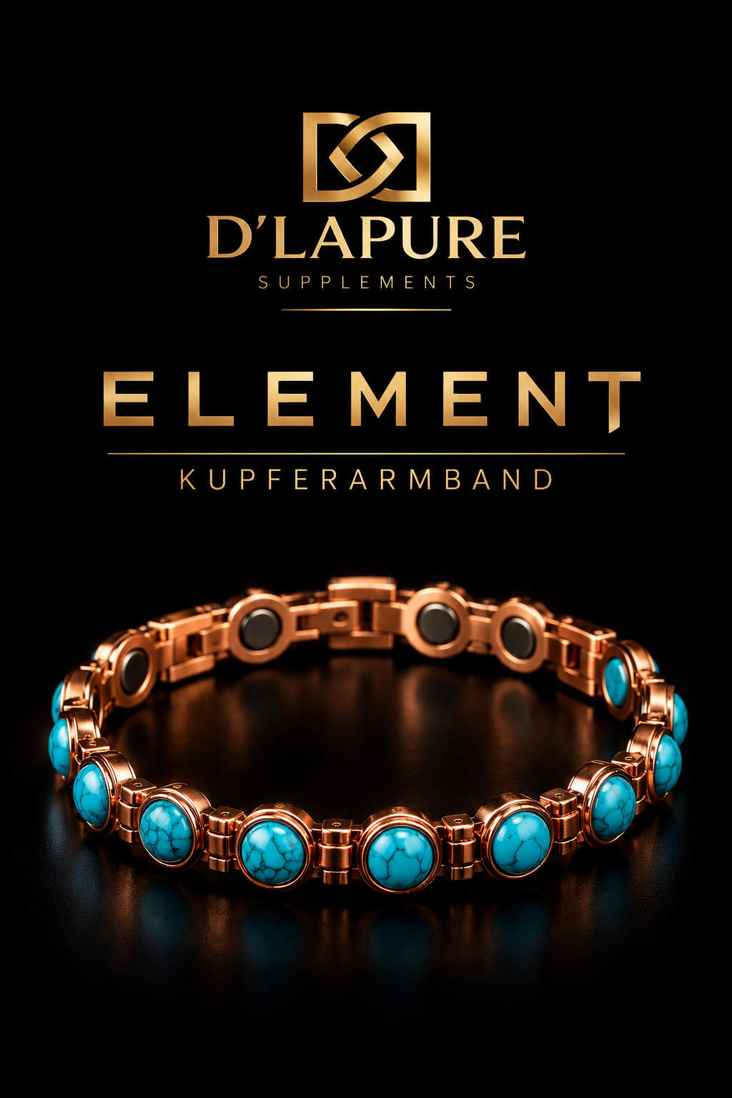 D’LAPURE ELEMENTS – Premium KupferarmbänderKupfer · Zeitloses Design · Traditionelle Handwerksästhetik