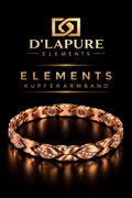 D’LAPURE ELEMENTS – Premium KupferarmbänderKupfer · Zeitloses Design · Traditionelle Handwerksästhetik