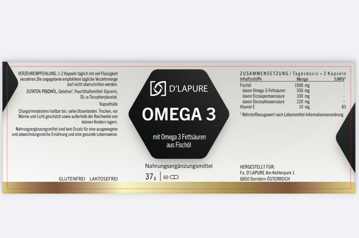 Omega 3 – Premium Fischöl-Komplex