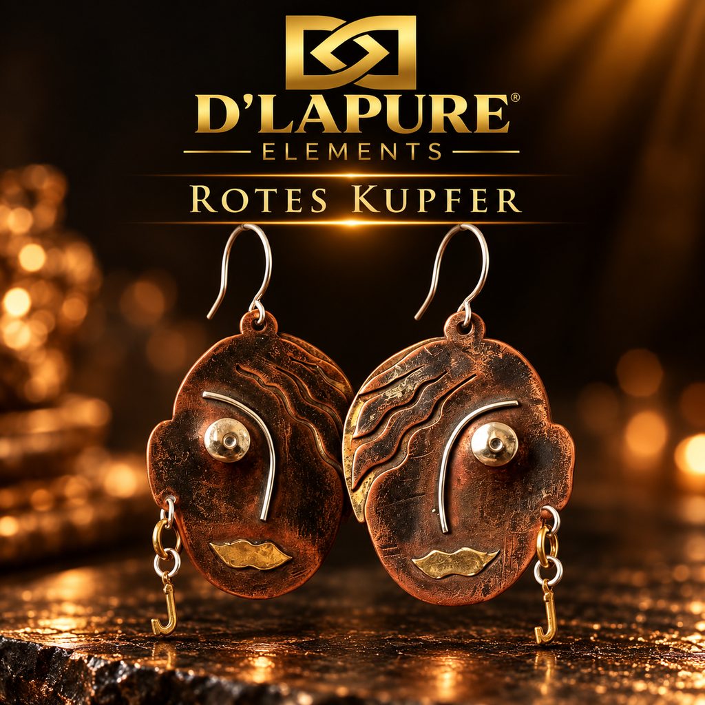 D’LAPURE ELEMENTS – Bronze- Kupferohrringe