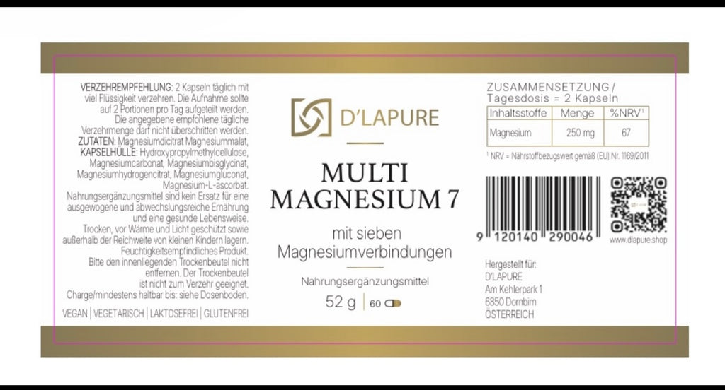 Multi Magnesium 7 – Premium Magnesium-Komplex