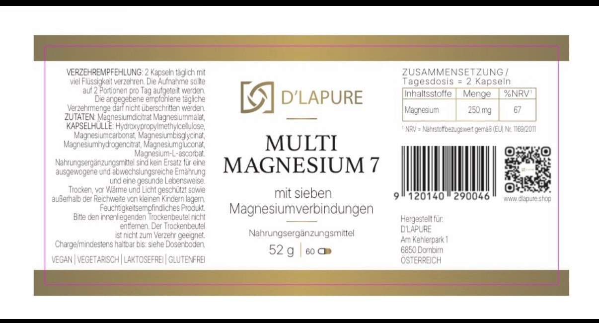 Multi Magnesium 7 – Premium Magnesium-Komplex