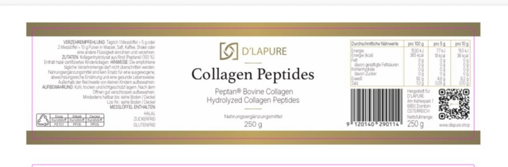 Collagen Peptides – Premium Rinder-Kollagen
HALAL ZERTIFIZIERTES RINDER-KOLLAGEN