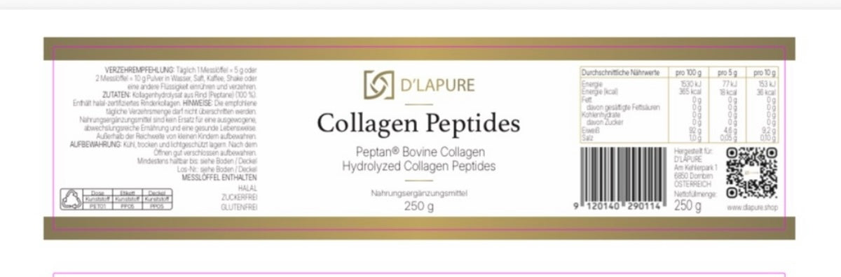 Collagen Peptides – Premium Rinder-Kollagen
HALAL ZERTIFIZIERTES RINDER-KOLLAGEN