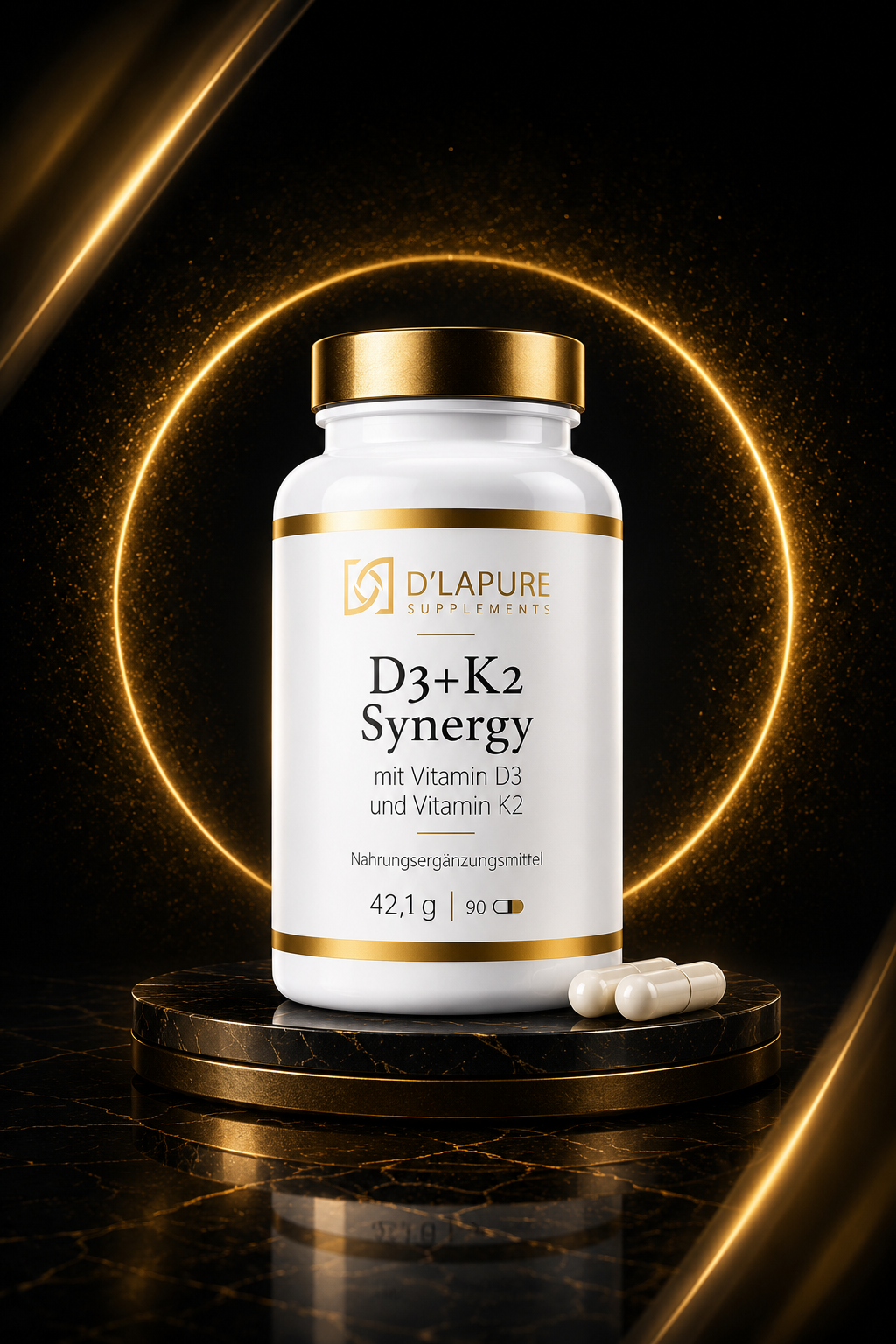 D3 + K2 SYNERGY                            Essenzielle tägliche Basisversorgung