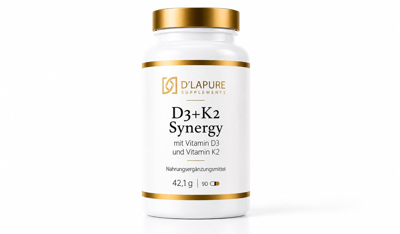 D3 + K2 SYNERGY                            Essenzielle tägliche Basisversorgung