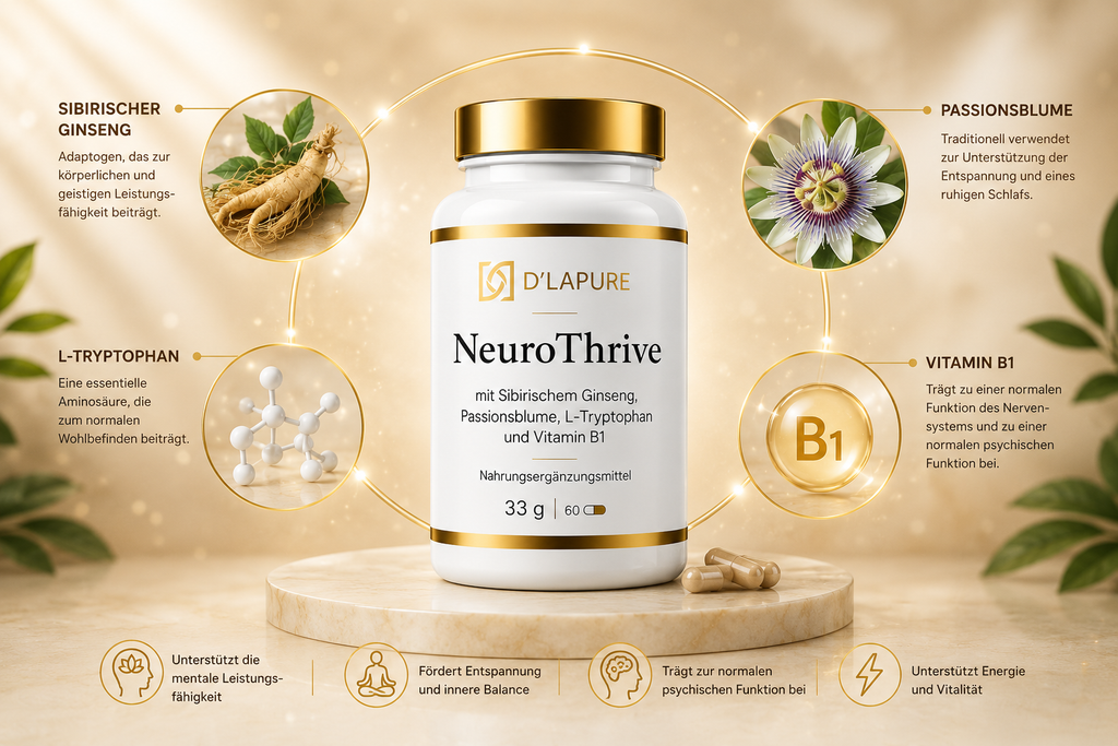 NeuroThrive – Premium Formel für Mentale Balance &amp; Fokus