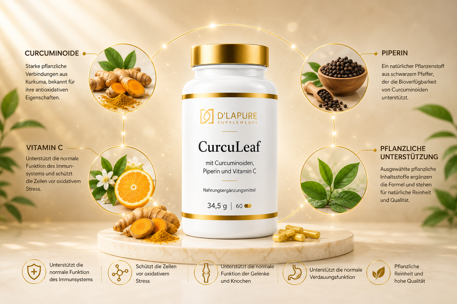 CurcuLeaf – Premium Curcumin-Komplex