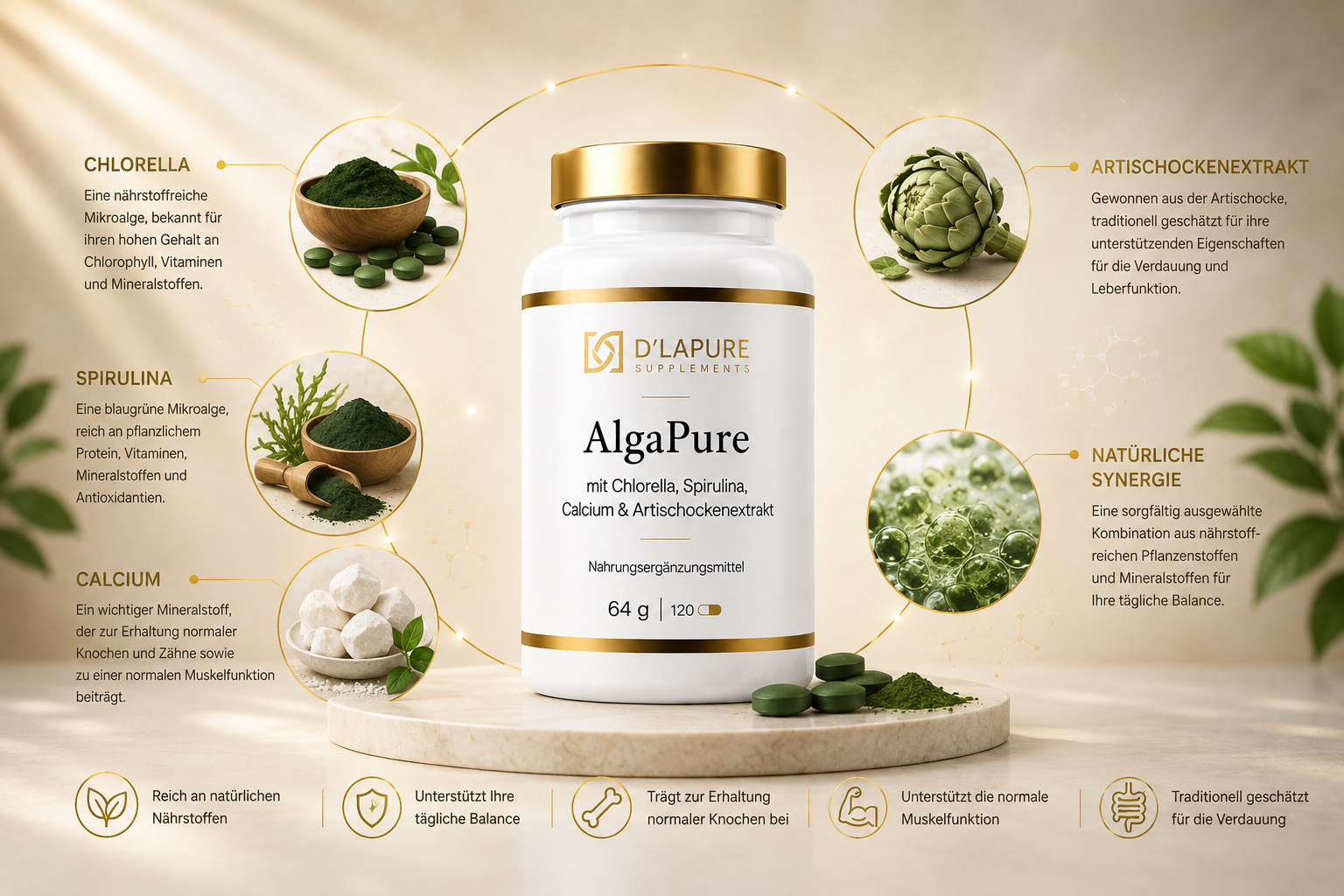AlgaPure – Premium Pflanzenalgen-Komplex
