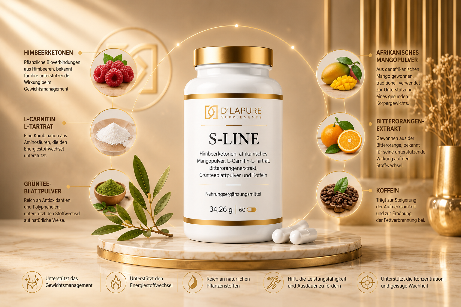 S-LINE – Premium Figur- & Gewichtsmanagement-Komplex