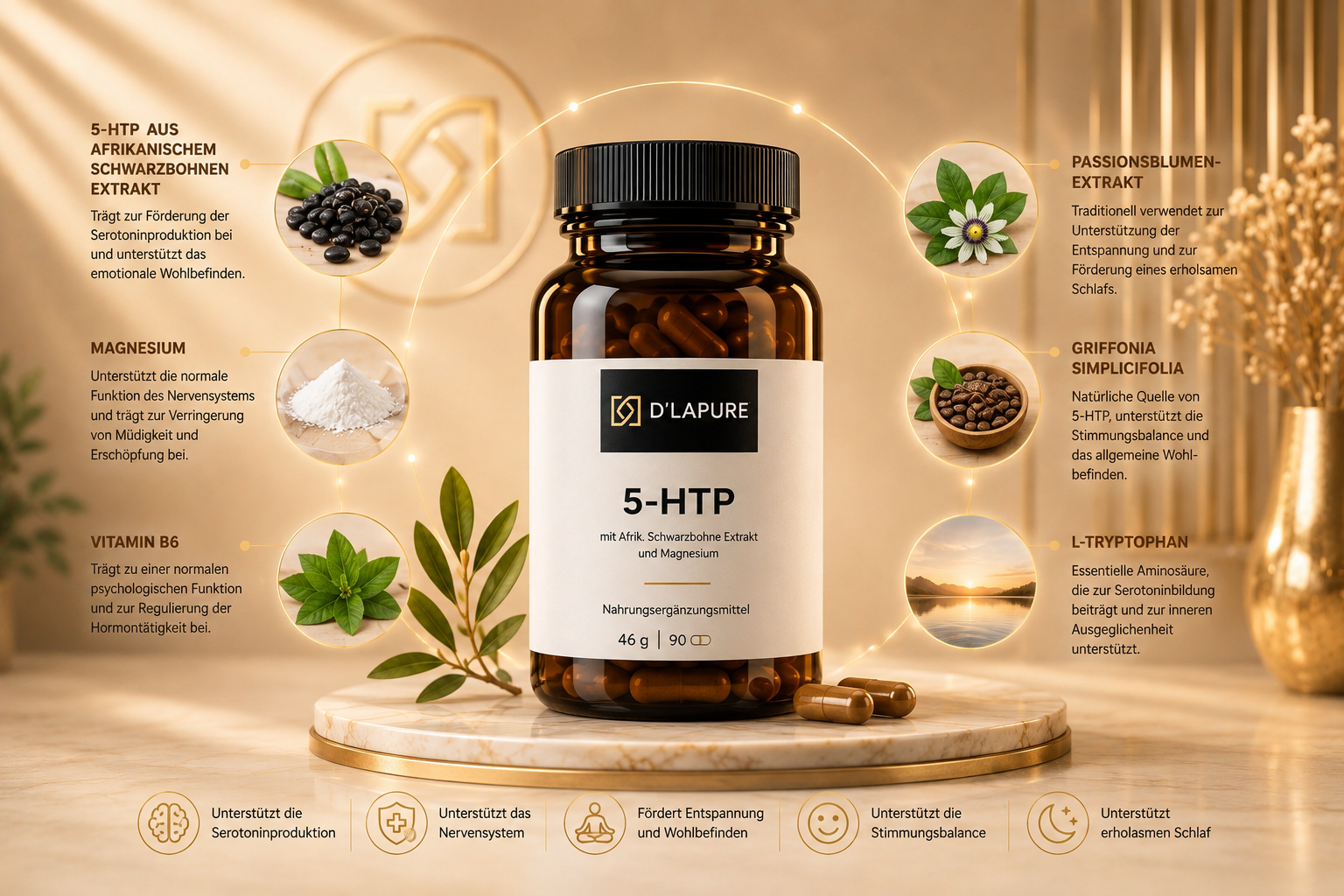 5-HTP – Premium Mood &amp; Balance Formel