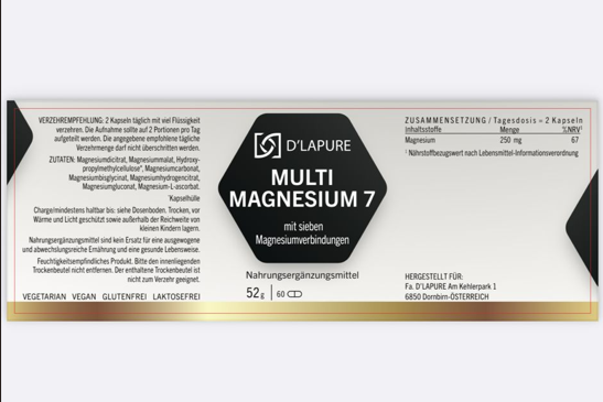 Multi Magnesium 7 – Premium Magnesium-Komplex