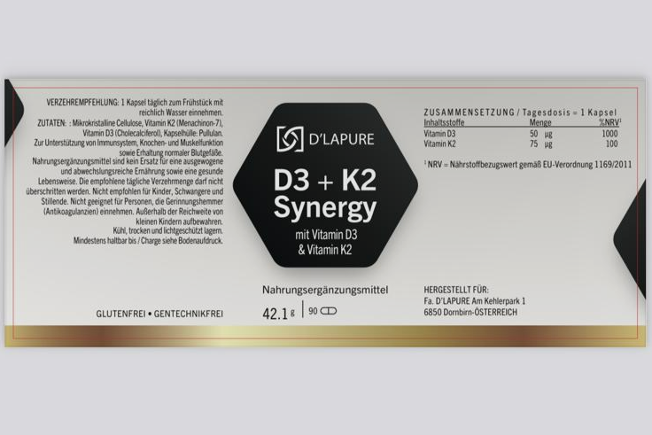 D3 + K2 Synergy – Premium Vitamin-Kombination